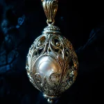 Pearl Cage Pendant, Sterling Silver