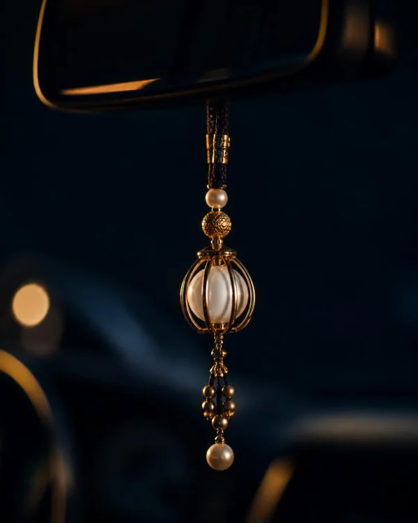 Rearview Mirror Pearl Dangle