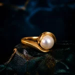 Pre-Mounted Pearl Ring
